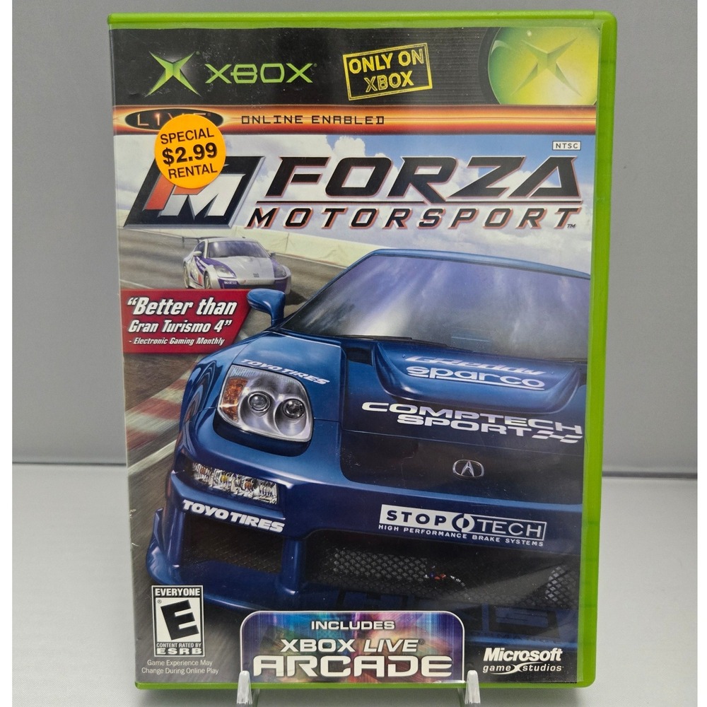 Forza Motorsport NFR - Original Xbox - Complete CIB & Unscratched Code Tested